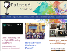 Tablet Screenshot of paintedstudios.com